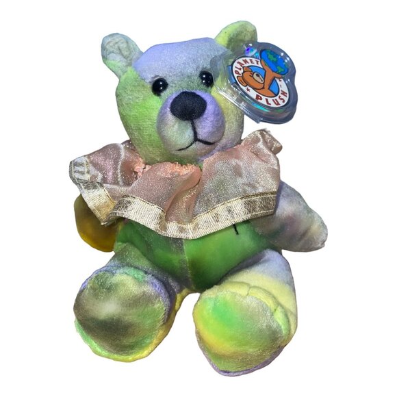 Planet Plush Bear In Original Case With Registration Card & Tag - Picture 1 of 15
